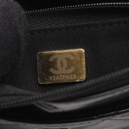 マトラッセ チェーンウォレット レザー ブラック ゴールド金具 シャネル バッグ CHANEL