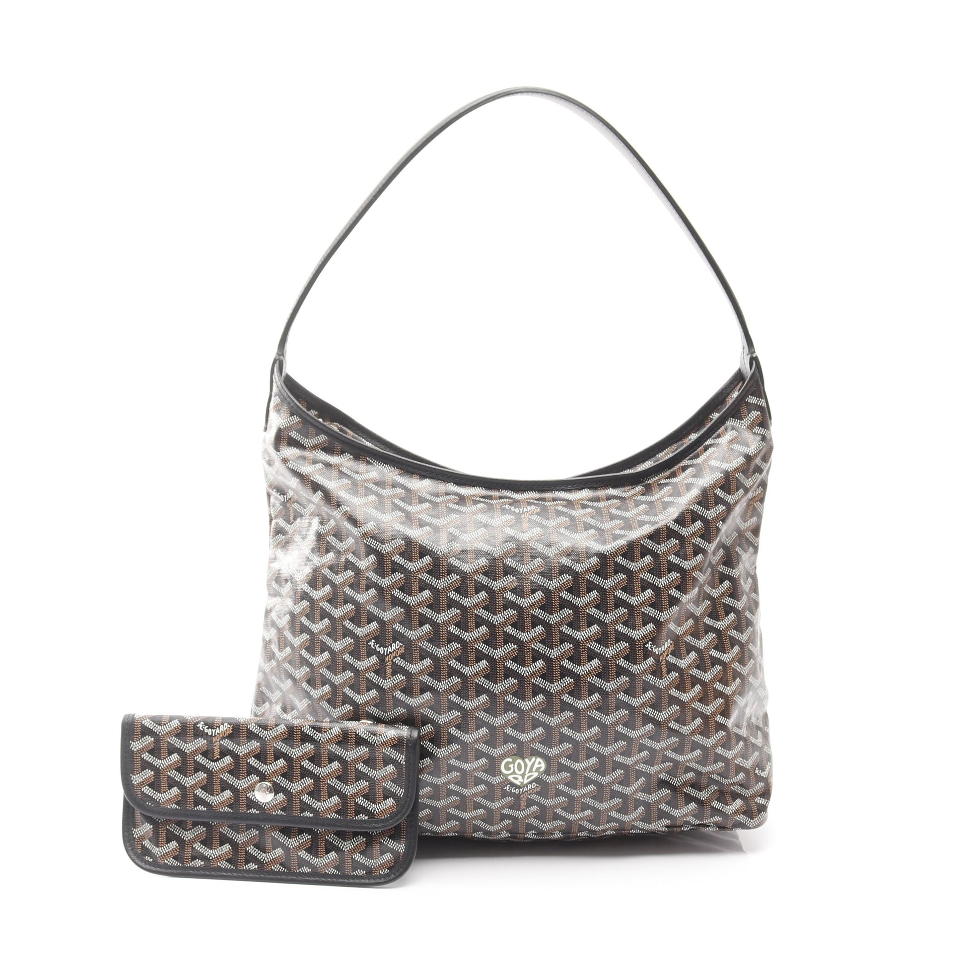 ボエム ホーボーバッグ ショルダーバッグ コーティングキャンバス レザー ブラック マルチカラー ゴヤール バッグ GOYARD