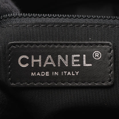 マトラッセ ショルダーバッグ トートバッグ キャビアスキン ブラック アンティークシルバー金具 シャネル バッグ CHANEL