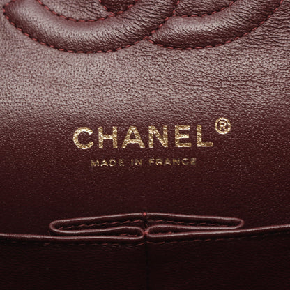 マトラッセ Wフラップ Wチェーンショルダーバッグ キャビアスキン ブラック ゴールド金具 シャネル バッグ CHANEL