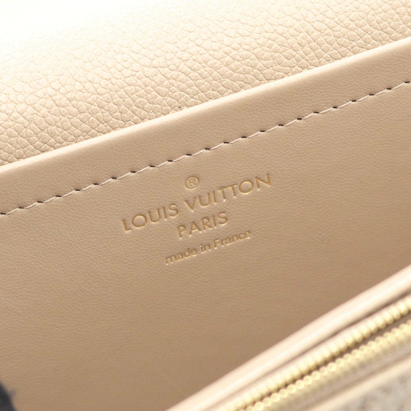マルソー モノグラムアンプラント トゥルトレール チェーンショルダーバッグ レザー グレーベージュ ルイヴィトン バッグ LOUIS VUITTON