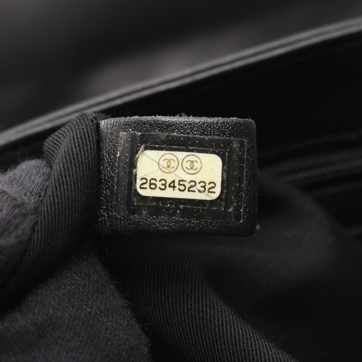 マトラッセ チェーンショルダーバッグ ラムスキン ブラック ゴールド金具 シャネル バッグ CHANEL