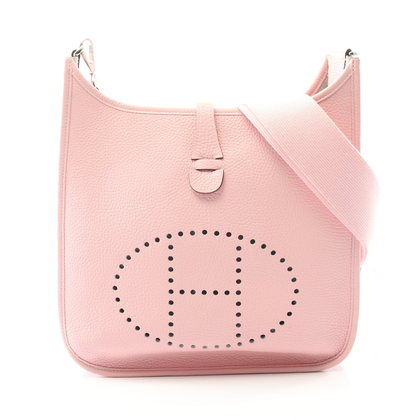 エヴリン 3 トロワ PM ローズサクラ ショルダーバッグ トリヨンクレマンス ピンク シルバー金具 T刻印 エルメス バッグ HERMES