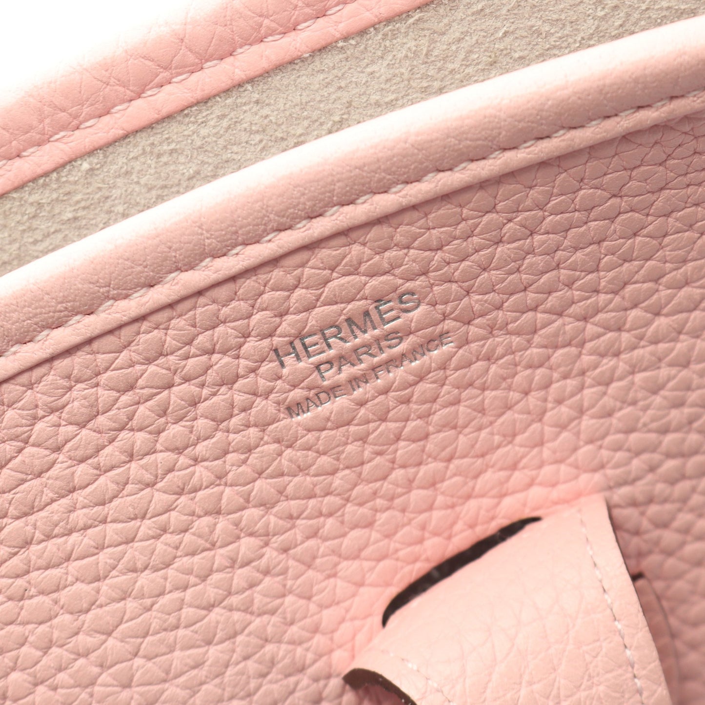 エヴリン 3 トロワ PM ローズサクラ ショルダーバッグ トリヨンクレマンス ピンク シルバー金具 T刻印 エルメス バッグ HERMES