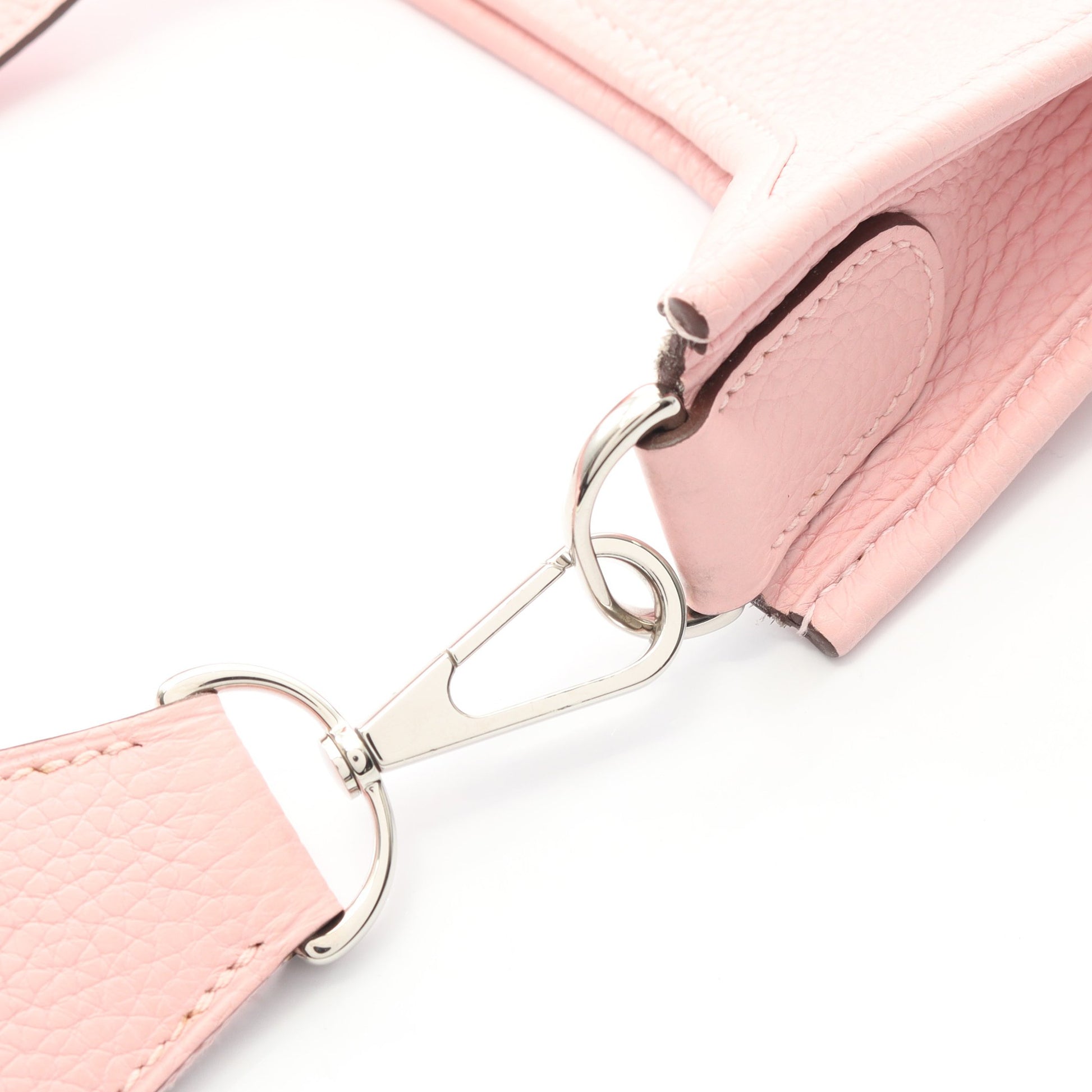 エヴリン 3 トロワ PM ローズサクラ ショルダーバッグ トリヨンクレマンス ピンク シルバー金具 T刻印 エルメス バッグ HERMES