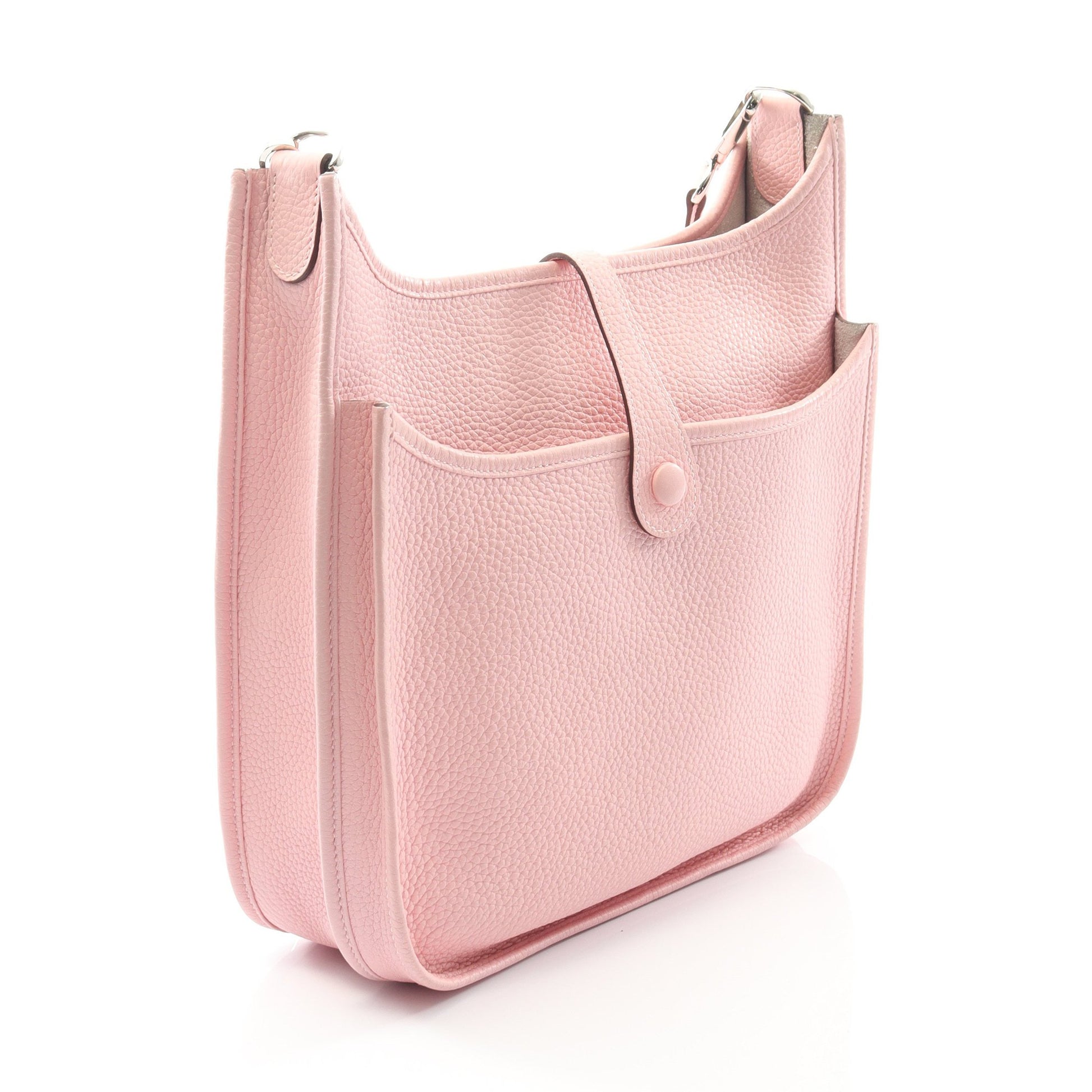 エヴリン 3 トロワ PM ローズサクラ ショルダーバッグ トリヨンクレマンス ピンク シルバー金具 T刻印 エルメス バッグ HERMES