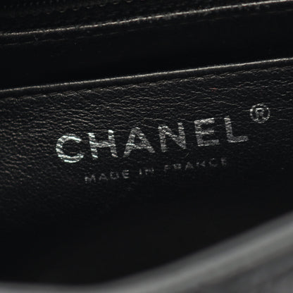 ミニマトラッセ チェーンショルダーバッグ キャビアスキン ブラック シルバー金具 シャネル バッグ CHANEL