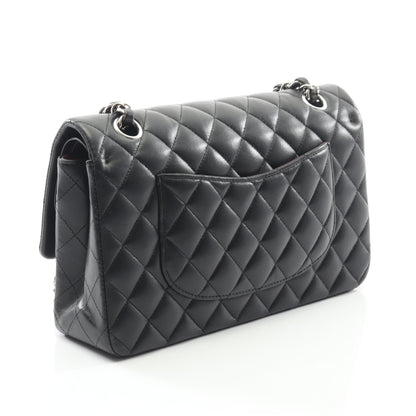 マトラッセ Wフラップ Wチェーンショルダーバッグ ラムスキン ブラック ゴールド金具 シャネル バッグ CHANEL