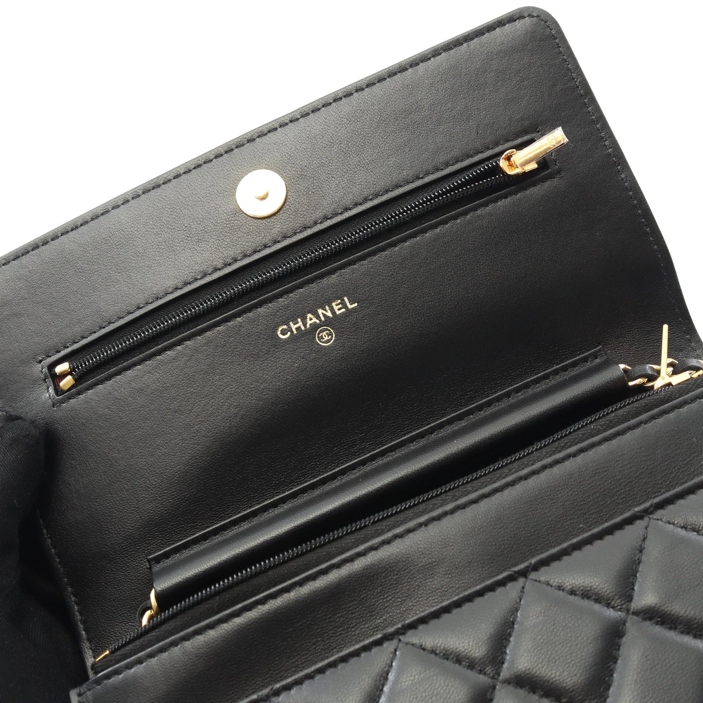 マトラッセ チェーンウォレット ラムスキン ブラック ゴールド金具 シャネル バッグ CHANEL