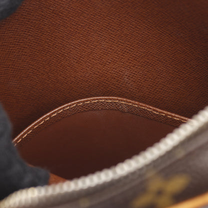 ダヌーブ モノグラム ショルダーバッグ PVC レザー ブラウン ルイヴィトン バッグ LOUIS VUITTON