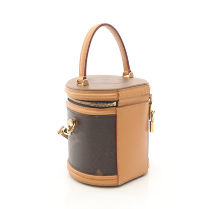 カンヌ モノグラムジャイアント リバース ハンドバッグ PVC レザー ブラウン マルチカラー 2WAY ルイヴィトン バッグ LOUIS VUITTON