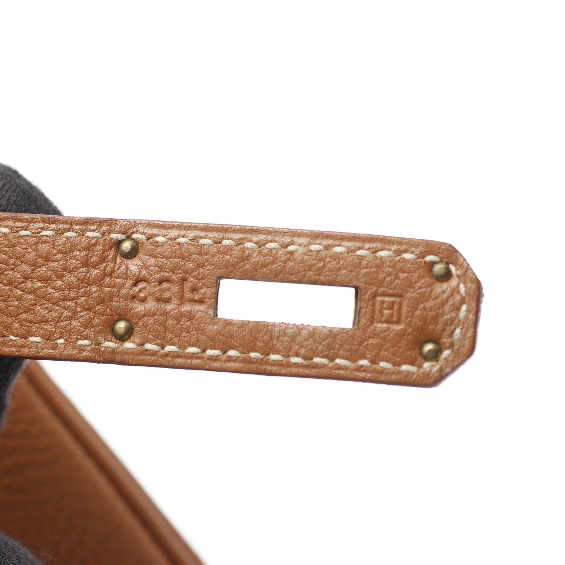 バーキン35 ゴールド ハンドバッグ トゴ ブラウン ゴールド金具 □H刻印 エルメス バッグ HERMES
