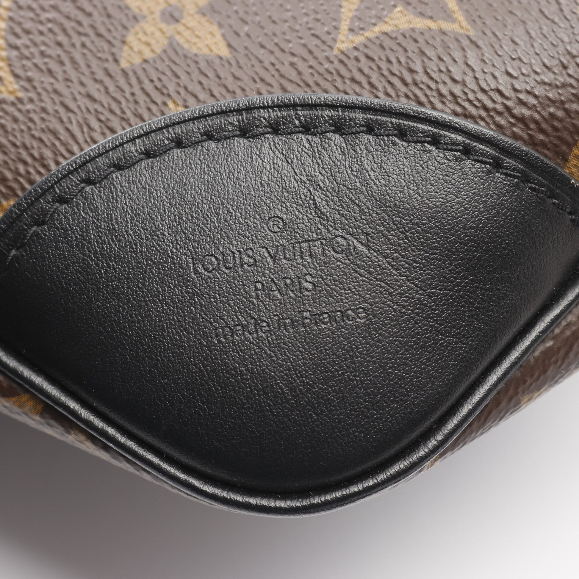 オデオン NM MM モノグラム ノワール ショルダーバッグ PVC レザー ブラウン ブラック ルイヴィトン バッグ LOUIS VUITTON