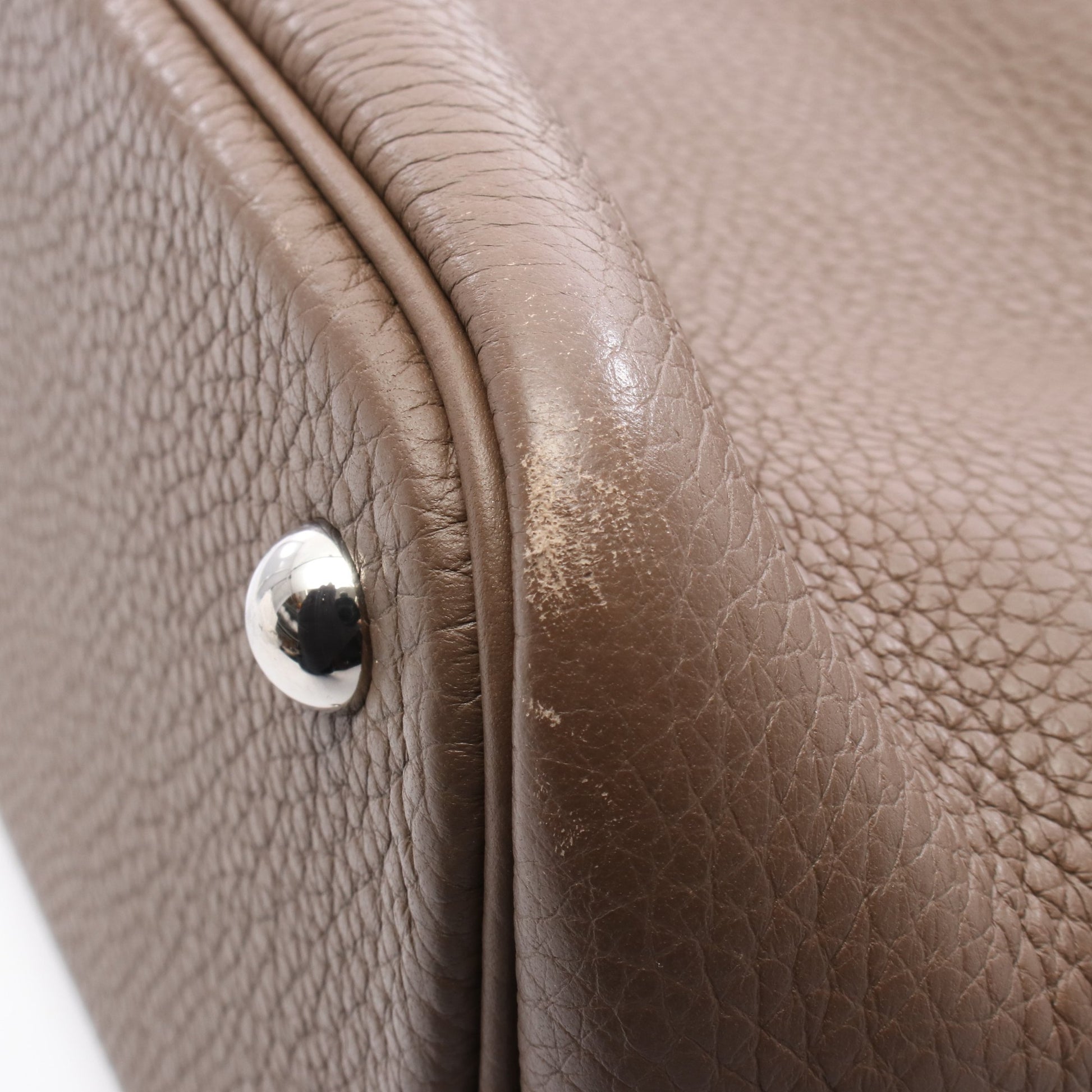 ボリード31 ハンドバッグ トリヨンクレマンス グレーブラウン シルバー金具 2WAY D刻印 エルメス バッグ HERMES