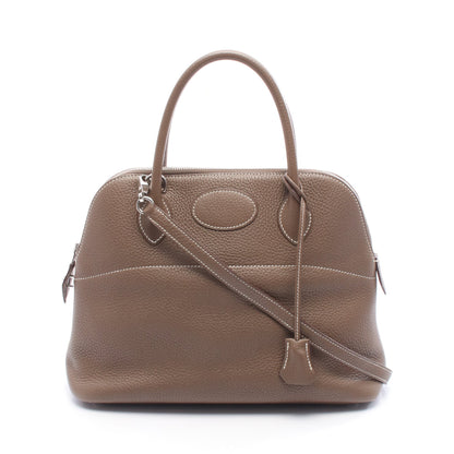 ボリード31 ハンドバッグ トリヨンクレマンス グレーブラウン シルバー金具 2WAY D刻印 エルメス バッグ HERMES