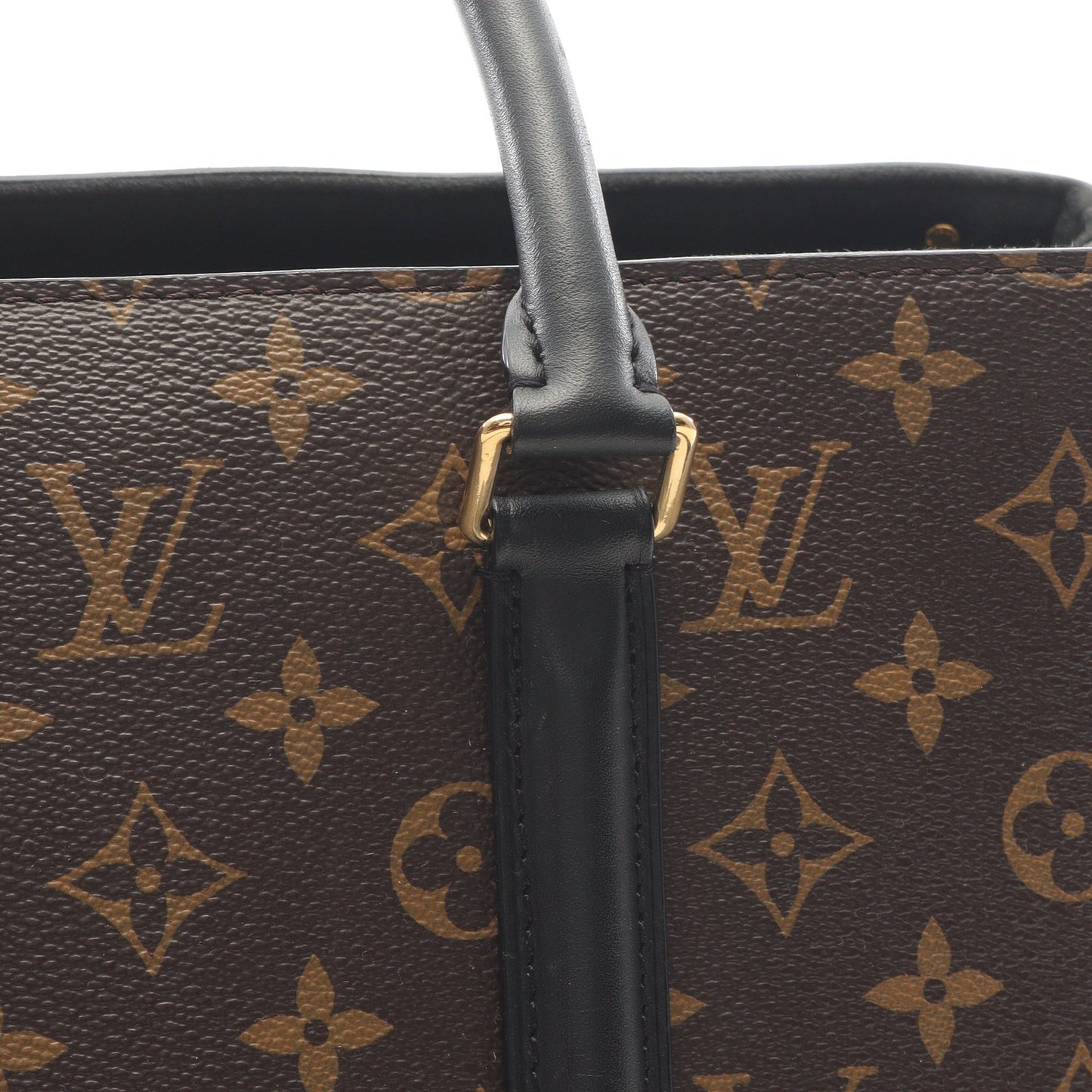 スフロ NV MM モノグラム ノワール ハンドバッグ PVC レザー ブラウン ブラック 2WAY ルイヴィトン バッグ LOUIS VUITTON