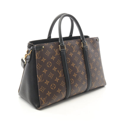 スフロ NV MM モノグラム ノワール ハンドバッグ PVC レザー ブラウン ブラック 2WAY ルイヴィトン バッグ LOUIS VUITTON