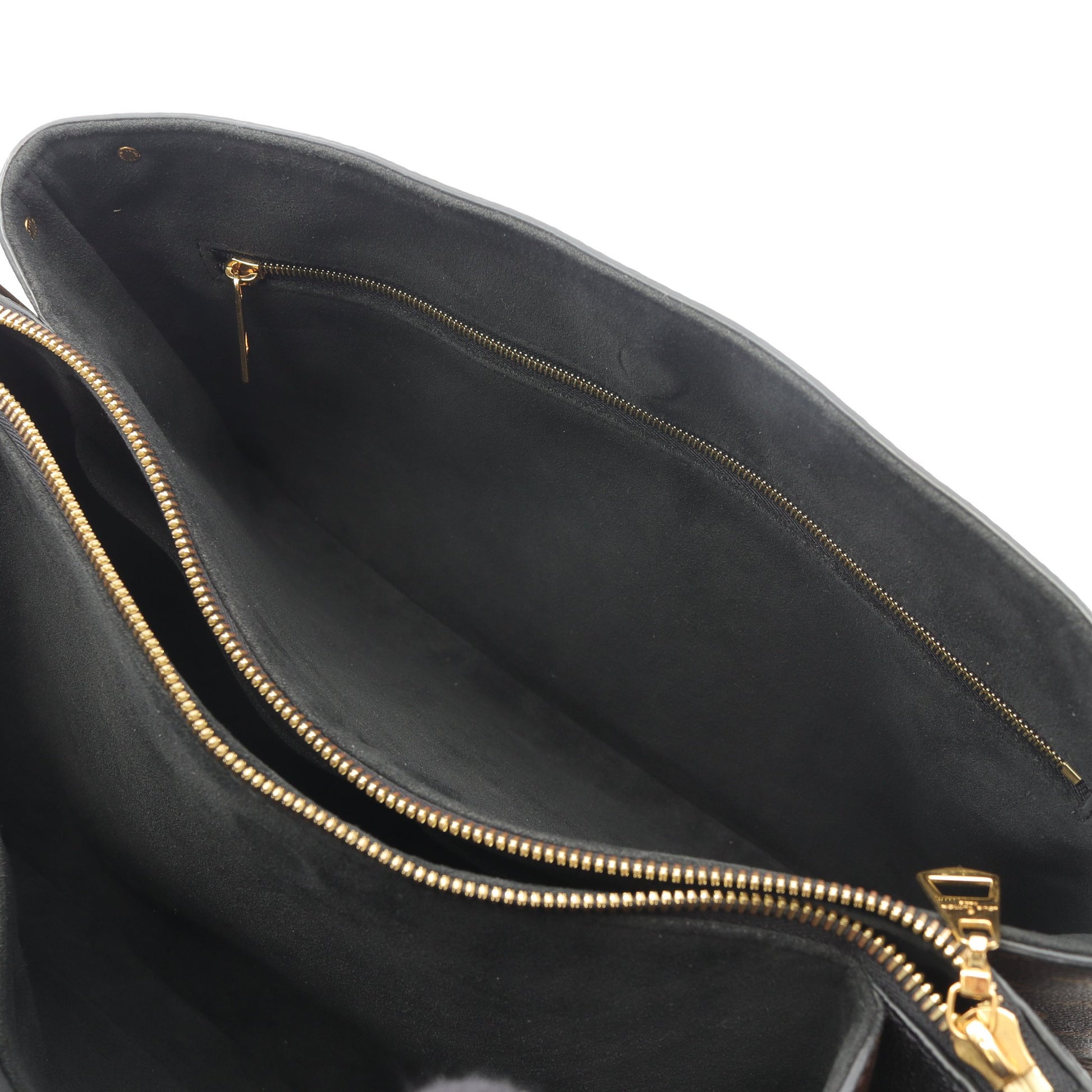 スフロ NV MM モノグラム ノワール ハンドバッグ PVC レザー ブラウン ブラック 2WAY ルイヴィトン バッグ LOUIS VUITTON