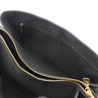 スフロ NV MM モノグラム ノワール ハンドバッグ PVC レザー ブラウン ブラック 2WAY ルイヴィトン バッグ LOUIS VUITTON