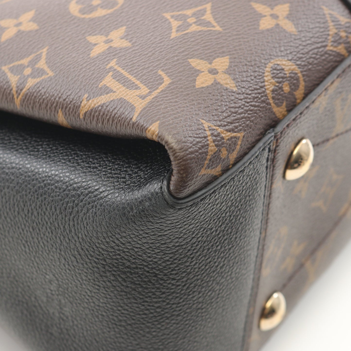 スフロ NV MM モノグラム ノワール ハンドバッグ PVC レザー ブラウン ブラック 2WAY ルイヴィトン バッグ LOUIS VUITTON