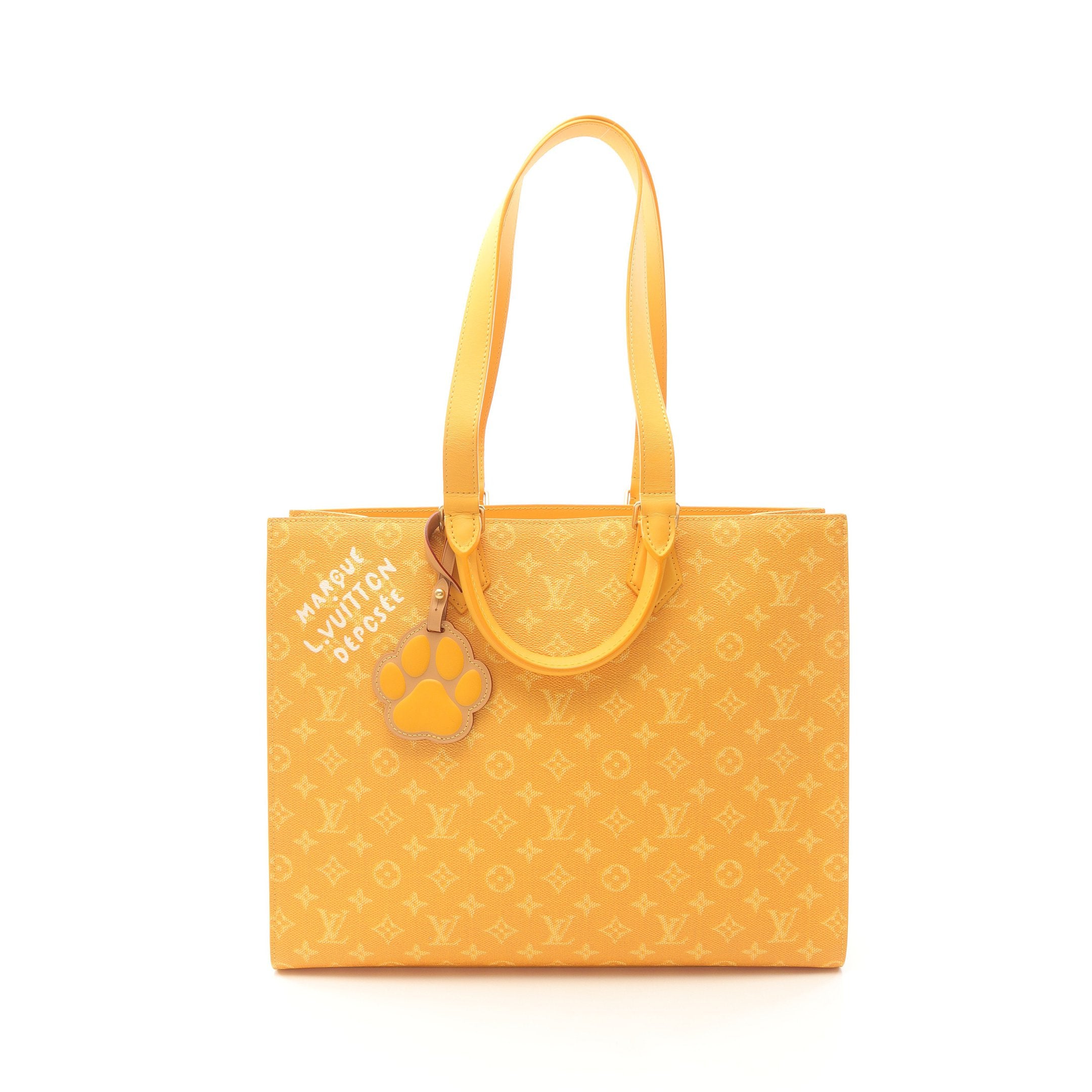 LOUIS VUITTON エコバッグ オレンジ イエロー LOUIS VUITTON エコバッグ オレンジ イエロー LOUIS VUITTON エコ