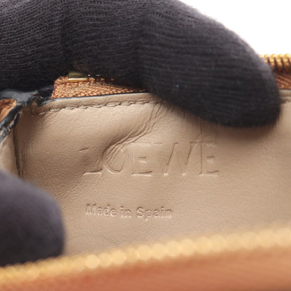 アナグラム コインカードホルダー カードケース コインケース レザー ブラウン ロエベ 財布・小物 LOEWE