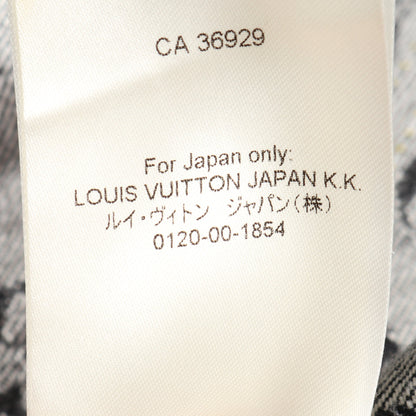 LOUIS VUITTON × NIGO モノグラム クレイジー ワークウェア デニムジャケット コットン ブラック グレー ルイヴィトン アウター LOUIS VUITTON