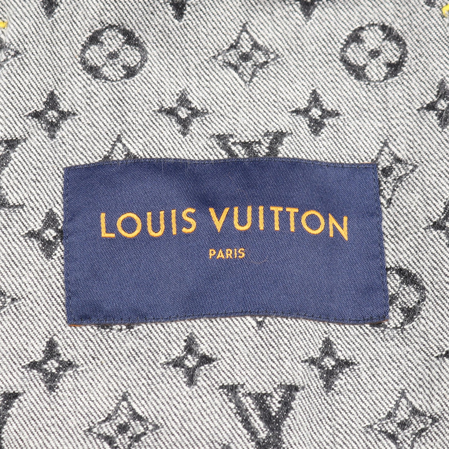 LOUIS VUITTON × NIGO モノグラム クレイジー ワークウェア デニムジャケット コットン ブラック グレー ルイヴィトン アウター LOUIS VUITTON
