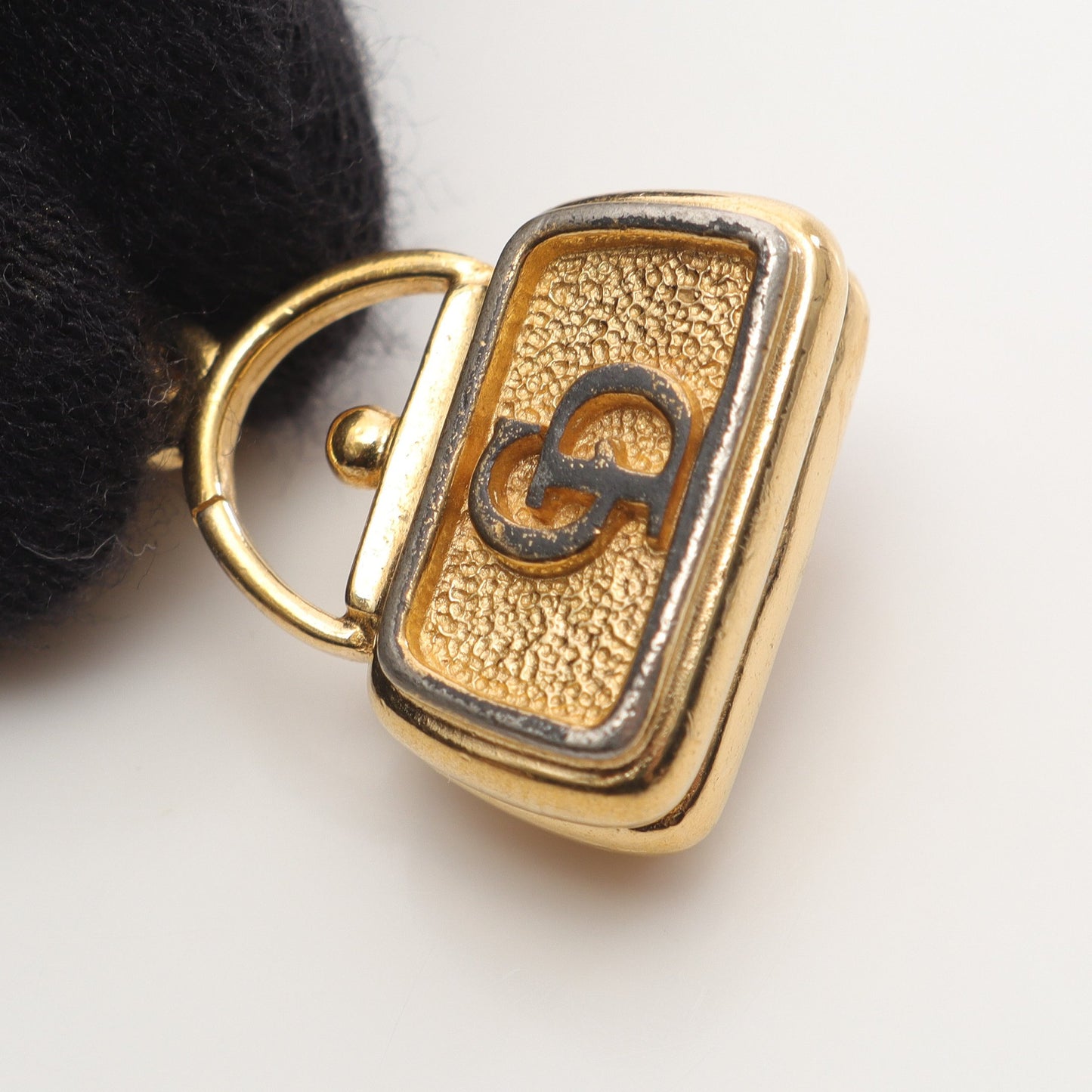 CDロゴ バッグモチーフ ネックレス GP ゴールド クリスチャンディオール アクセサリー Christian Dior