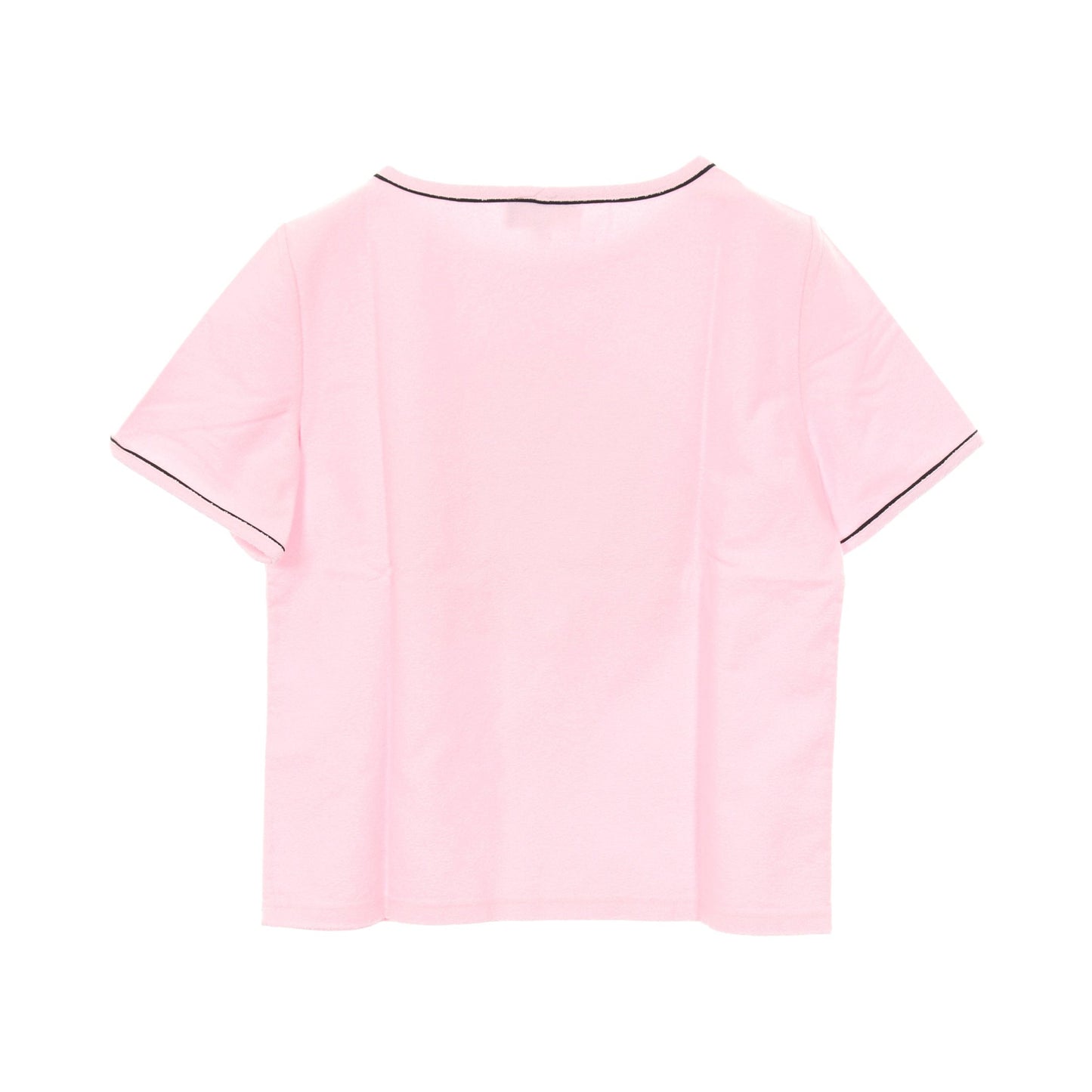 LA PAUSA ラ パウザ クルーズコレクション Tシャツ クルーネック 半袖 コットン ライトピンク ブラック ホワイト シャネル トップス CHANEL