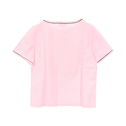 LA PAUSA ラ パウザ クルーズコレクション Tシャツ クルーネック 半袖 コットン ライトピンク ブラック ホワイト シャネル トップス CHANEL