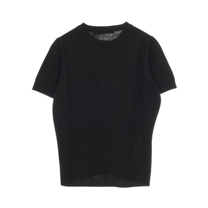 D UNIFORME BEE刺繍 ニット クルーネック 半袖 ウール ブラック クリスチャンディオール トップス Christian Dior