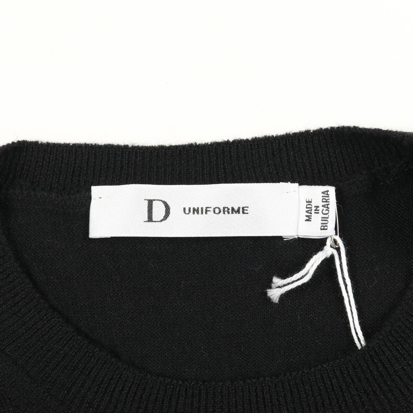 D UNIFORME BEE刺繍 ニット クルーネック 半袖 ウール ブラック クリスチャンディオール トップス Christian Dior