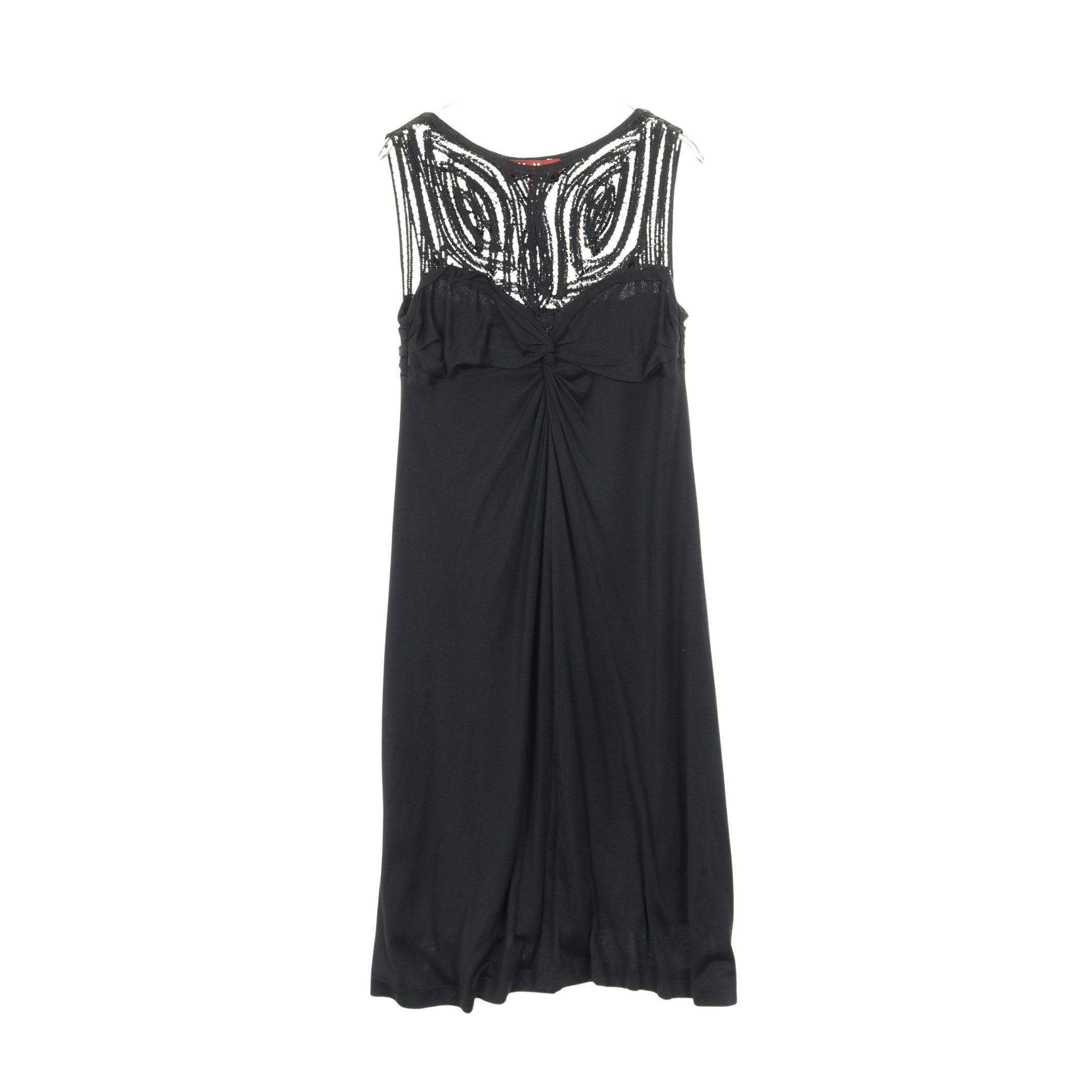 レース ワンピース シルク ブラック 切替 マックスマーラステュディオ