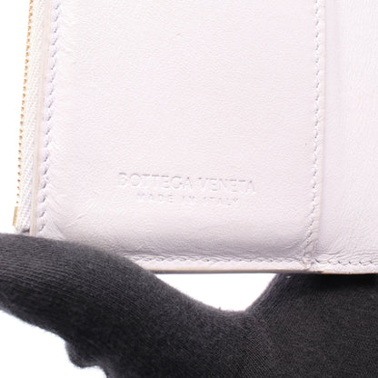 カセット マキシイントレチャート スモール 三つ折りフラップウォレット 三つ折り財布 レザー ライトパープル ボッテガヴェネタ 財布・小物 BOTTEGA VENETA