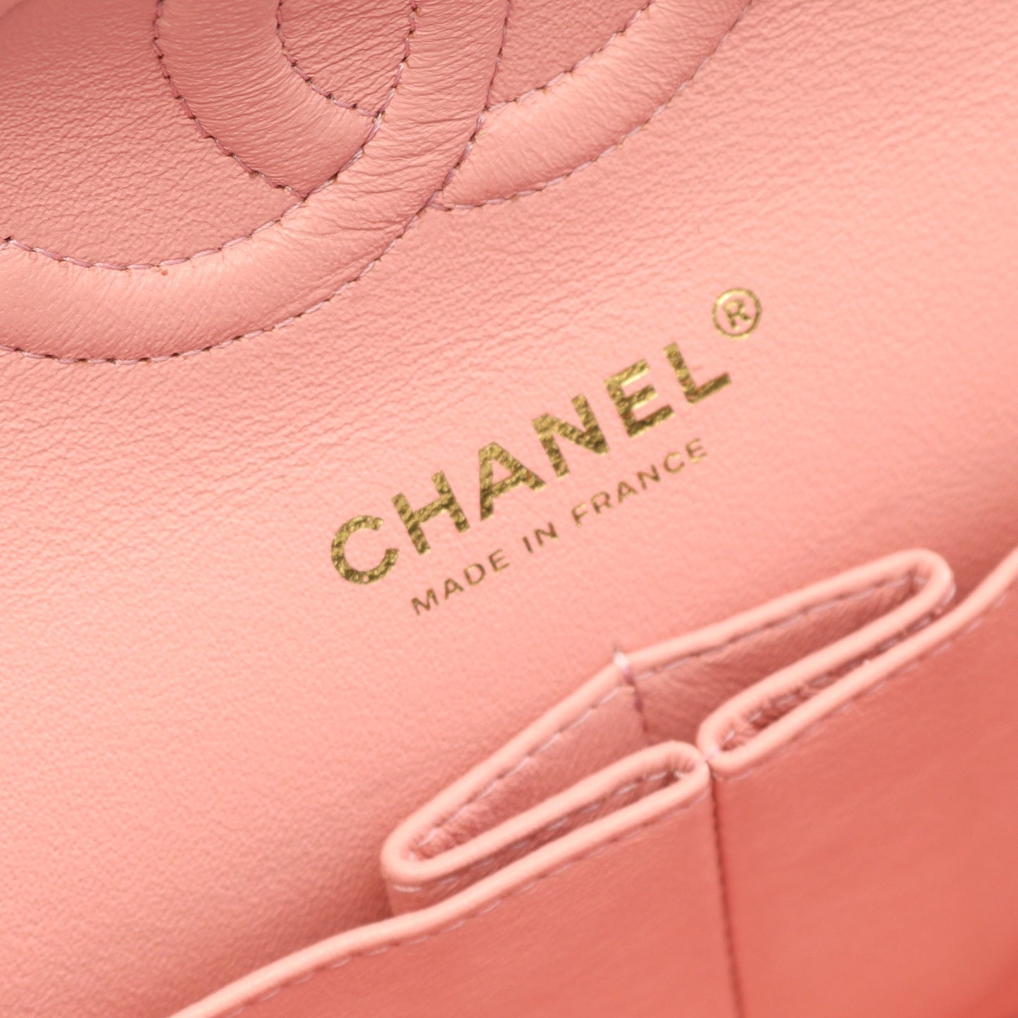マトラッセ Wフラップ Wチェーンショルダーバッグ ツイード ピンク ゴールド金具 シャネル バッグ CHANEL