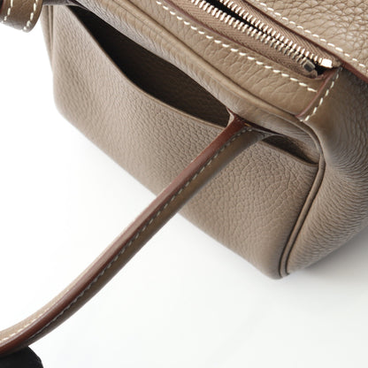 リンディ26 エトゥープ ショルダーバッグ トリヨンクレマンス グレーブラウン シルバー金具 X刻印 エルメス バッグ HERMES