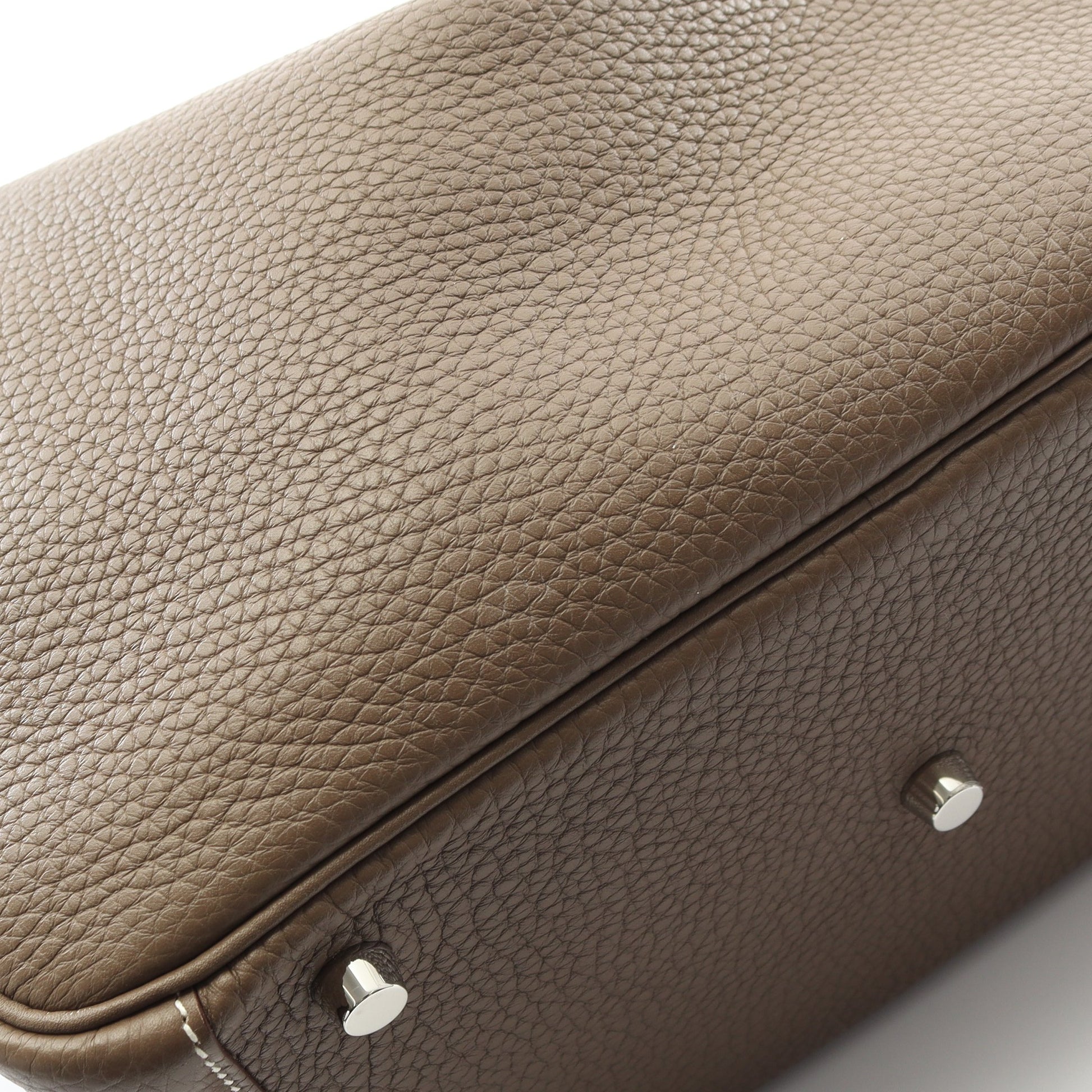 リンディ26 エトゥープ ショルダーバッグ トリヨンクレマンス グレーブラウン シルバー金具 X刻印 エルメス バッグ HERMES