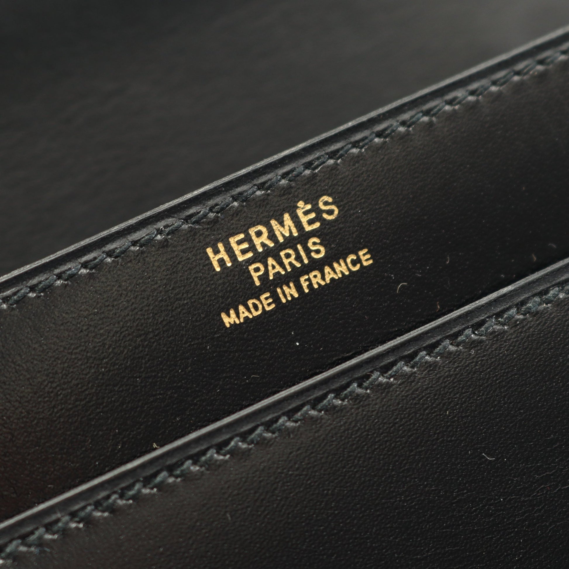 ピアノ ハンドバッグ ボックスカーフ ブラック ゴールド金具 ○P刻印 エルメス バッグ HERMES