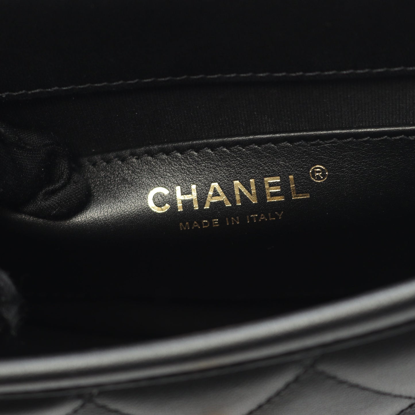 マトラッセ チェーンショルダーバッグ レザー ブラック ゴールド金具 2WAY シャネル バッグ CHANEL