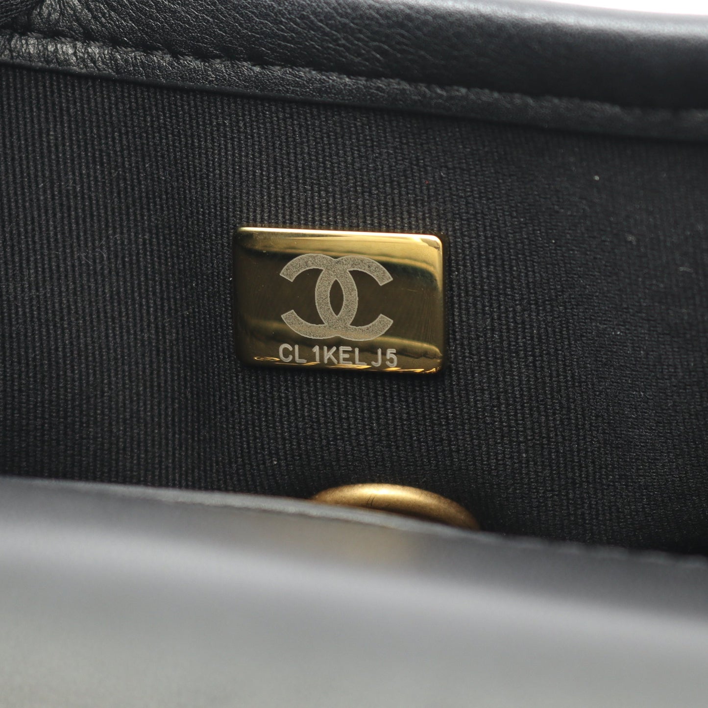 マトラッセ チェーンショルダーバッグ レザー ブラック ゴールド金具 2WAY シャネル バッグ CHANEL