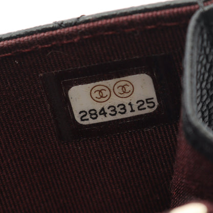 マトラッセ チェーンウォレット キャビアスキン ブラック ゴールド金具 シャネル バッグ CHANEL