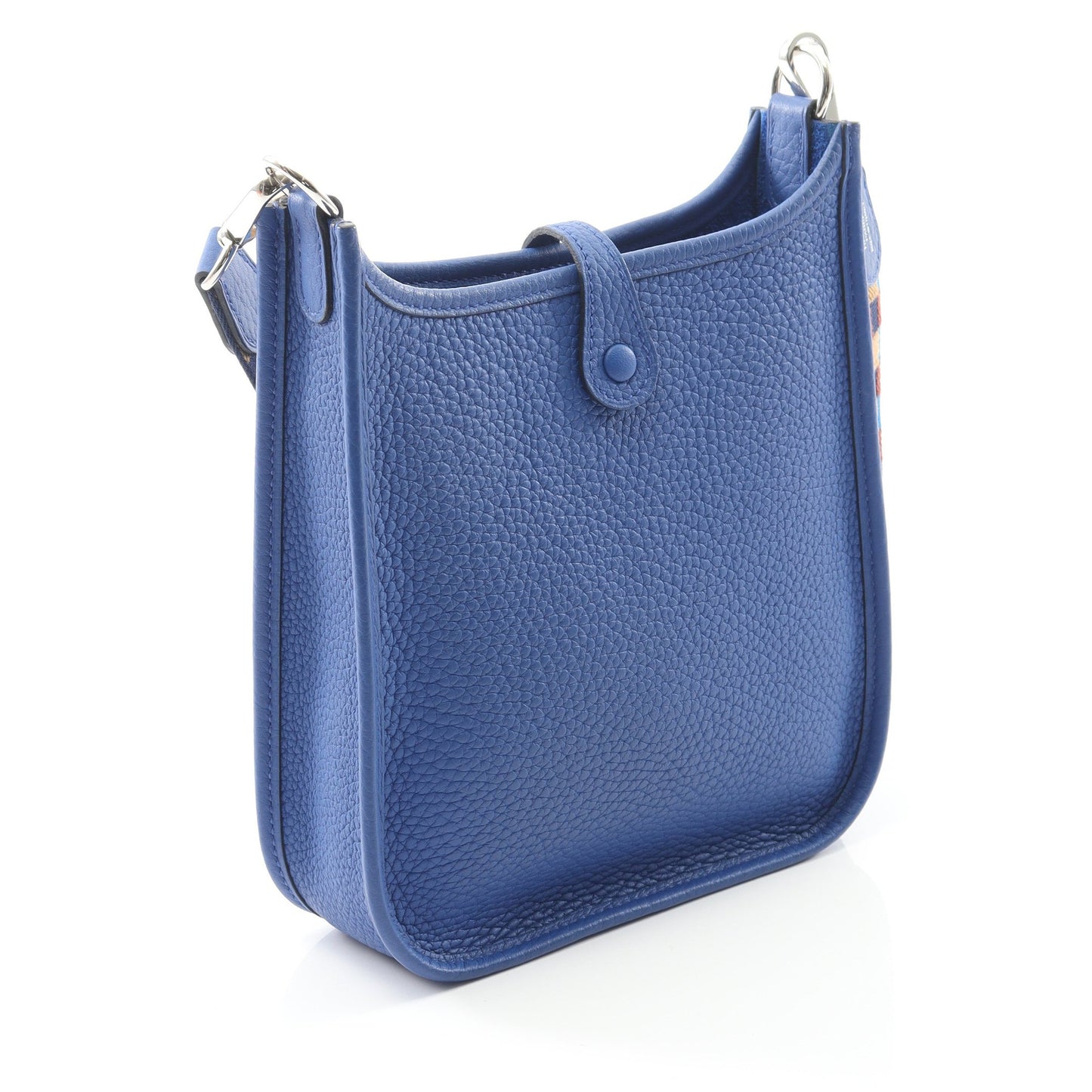 エヴリンTPM アマゾン ブルーロイヤル ショルダーバッグ トリヨンクレマンス ブルー シルバー金具 Z刻印 エルメス バッグ HERMES