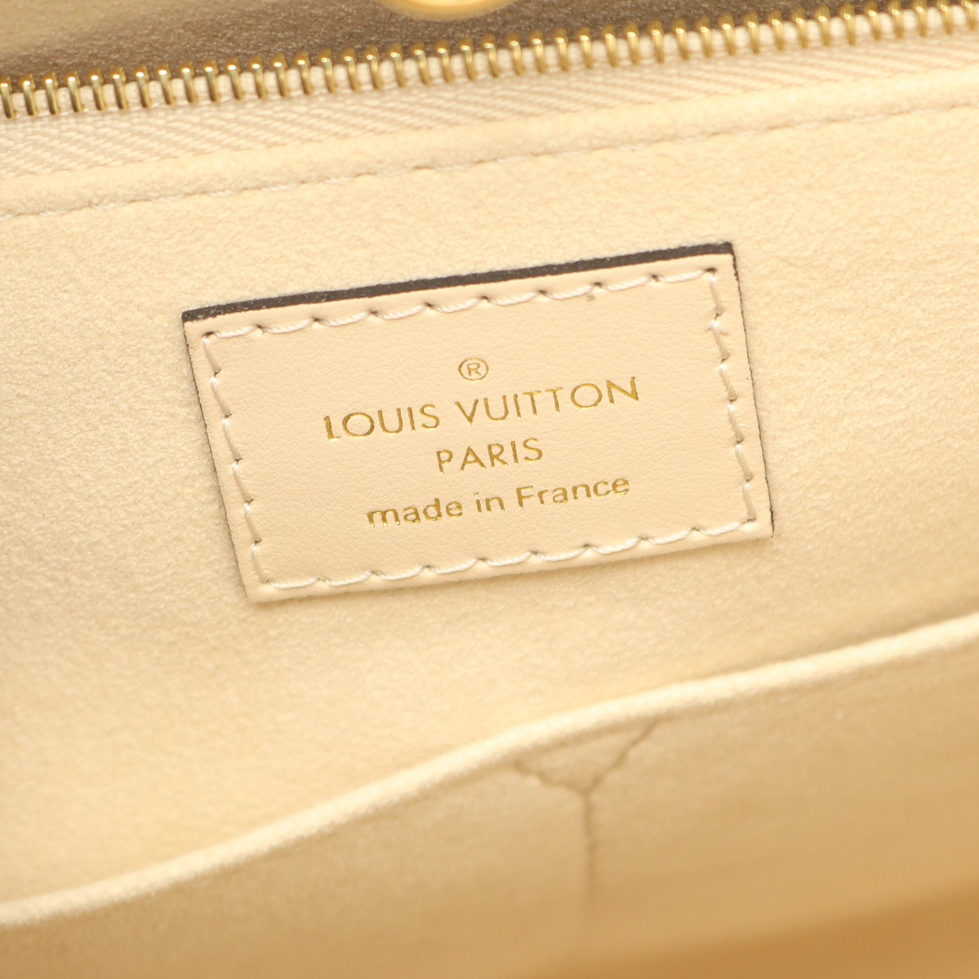 オンザゴーMM モノグラムアンプラント クレーム ハンドバッグ トートバッグ レザー アイボリー 2WAY ルイヴィトン バッグ LOUIS VUITTON