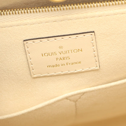 オンザゴーMM モノグラムアンプラント クレーム ハンドバッグ トートバッグ レザー アイボリー 2WAY ルイヴィトン バッグ LOUIS VUITTON