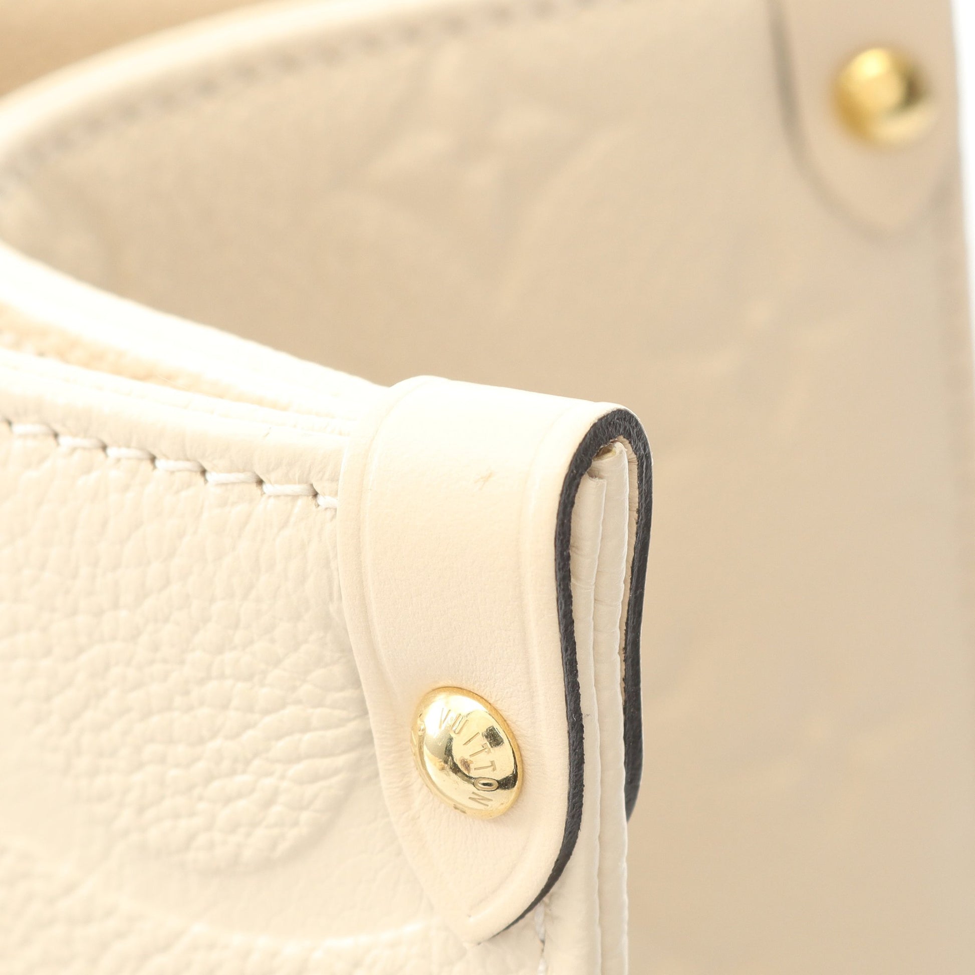 オンザゴーMM モノグラムアンプラント クレーム ハンドバッグ トートバッグ レザー アイボリー 2WAY ルイヴィトン バッグ LOUIS VUITTON
