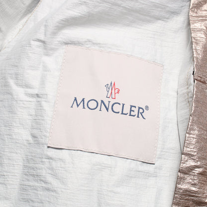 ESCHAMALI ジャケット ナイロン シャンパンゴールド フード付き モンクレール アウター MONCLER