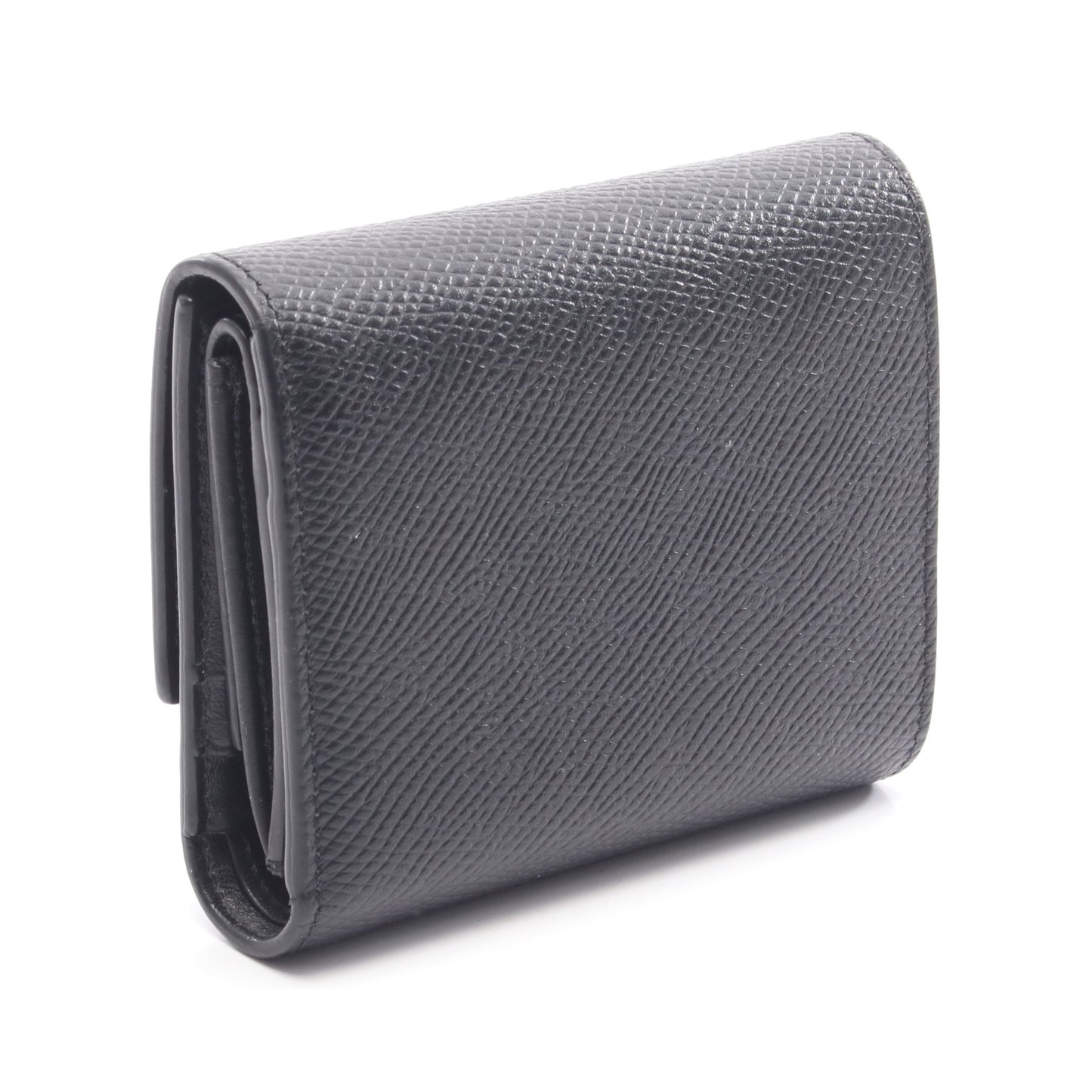 スモール トリフォールドウォレット 三つ折り財布 レザー ブラック セリーヌ 財布・小物 CELINE