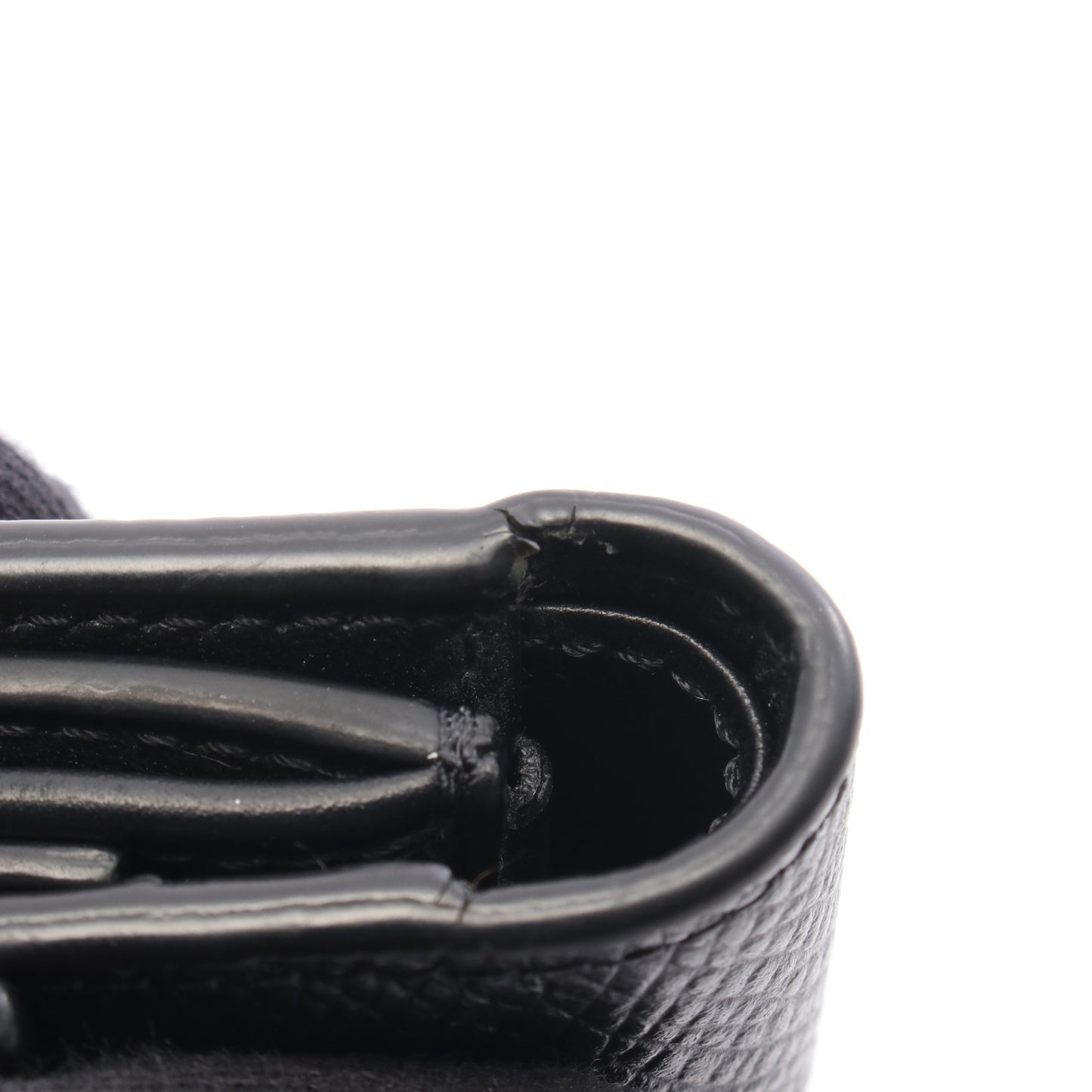 スモール トリフォールドウォレット 三つ折り財布 レザー ブラック セリーヌ 財布・小物 CELINE