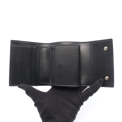スモール トリフォールドウォレット 三つ折り財布 レザー ブラック セリーヌ 財布・小物 CELINE